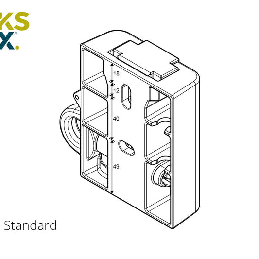 Racksbrax HD Hitch Standard (Double)