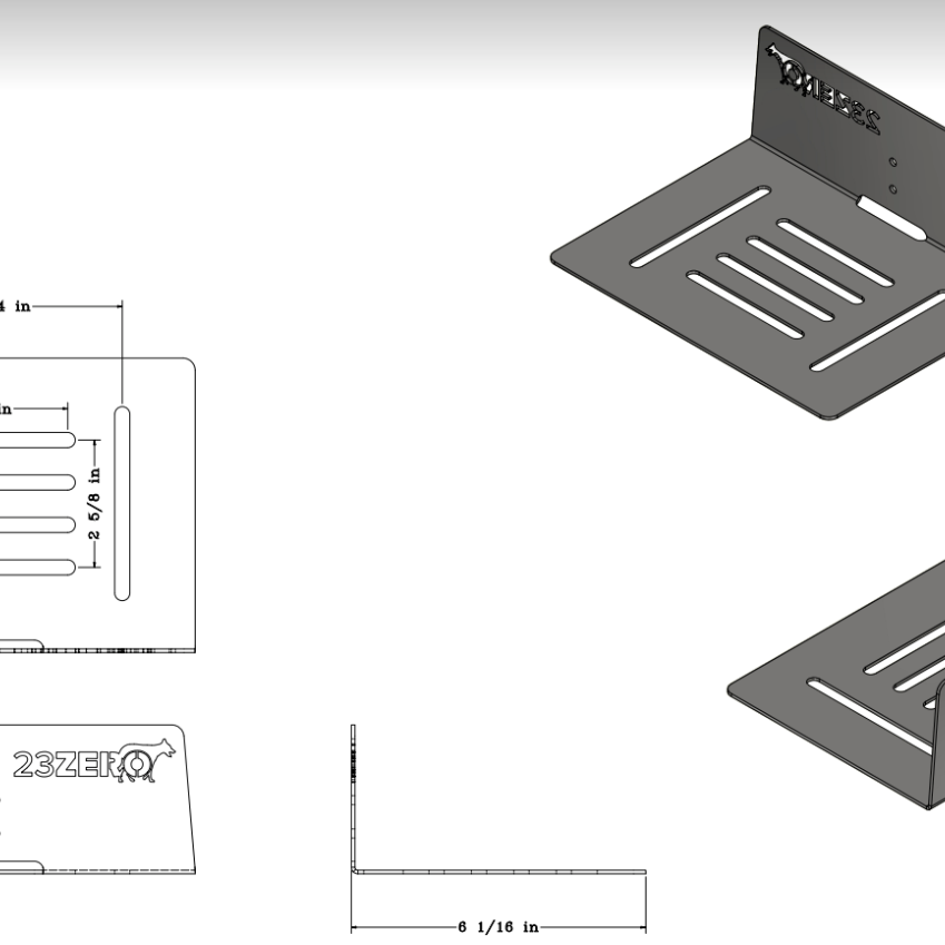 102L Overland Gear Box Mounting Brackets (Set of Two)