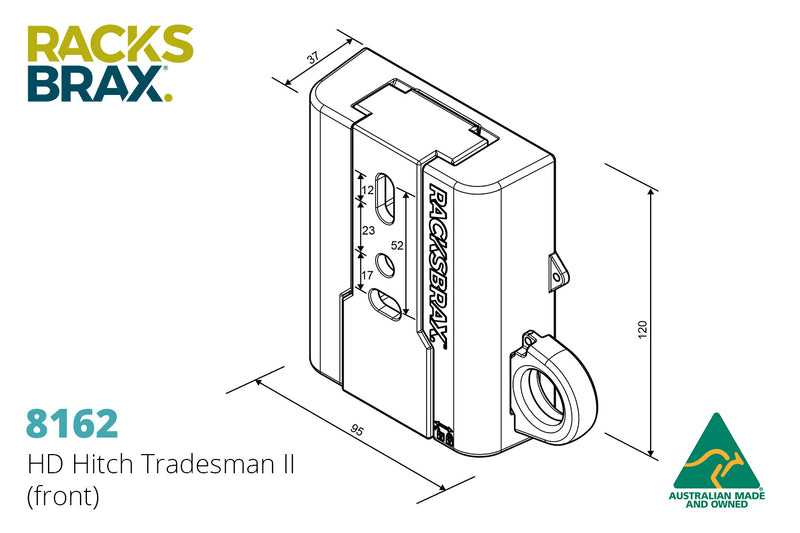 Racksbrax HD Hitch Tradesman II