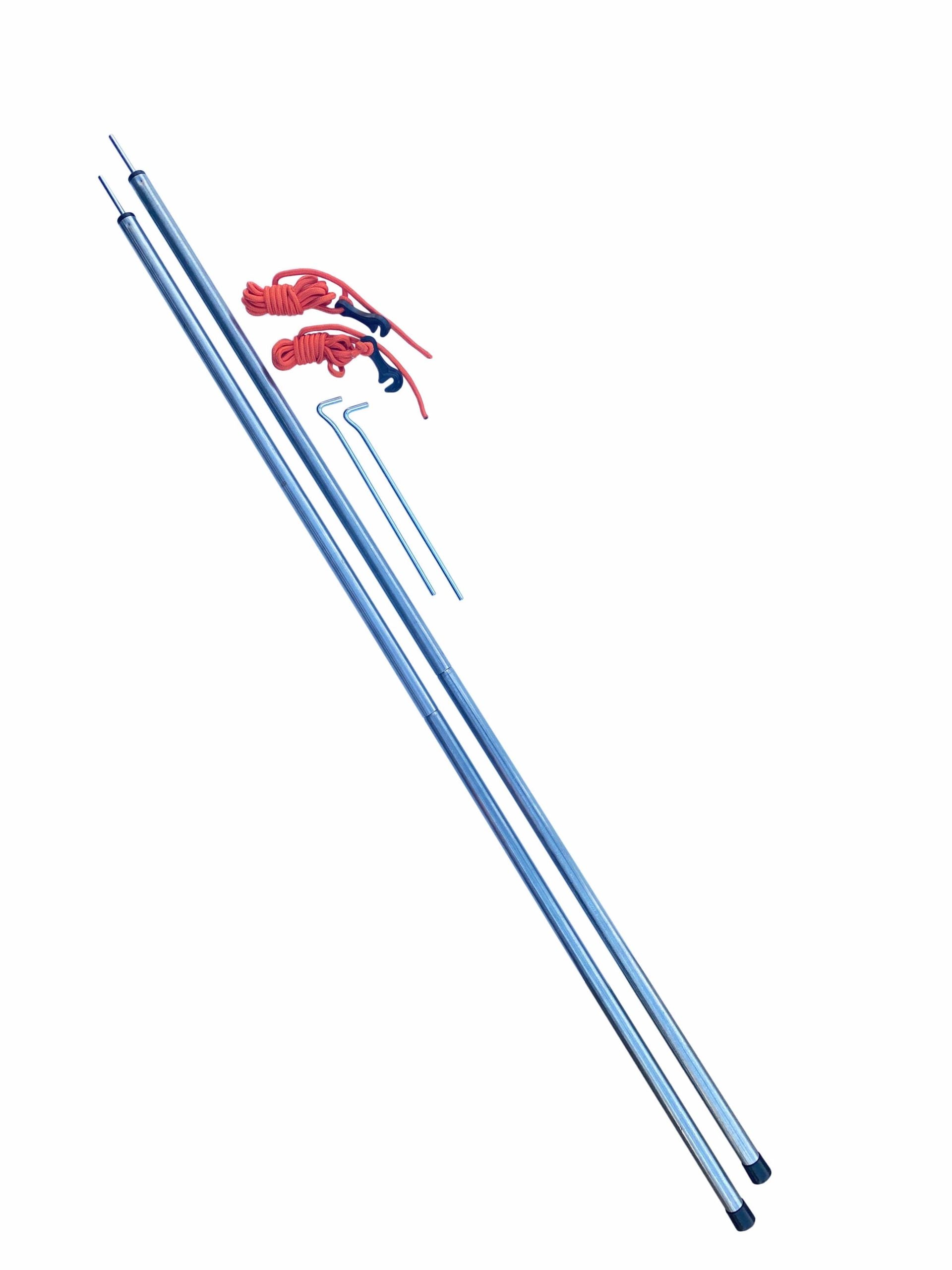 Swag Awning Pole Set Fixed Height 47 inches